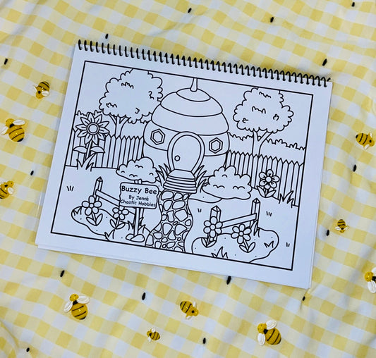 Buzzy Bee Coloring Book
